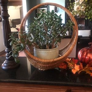 Boho Rattan Planter
